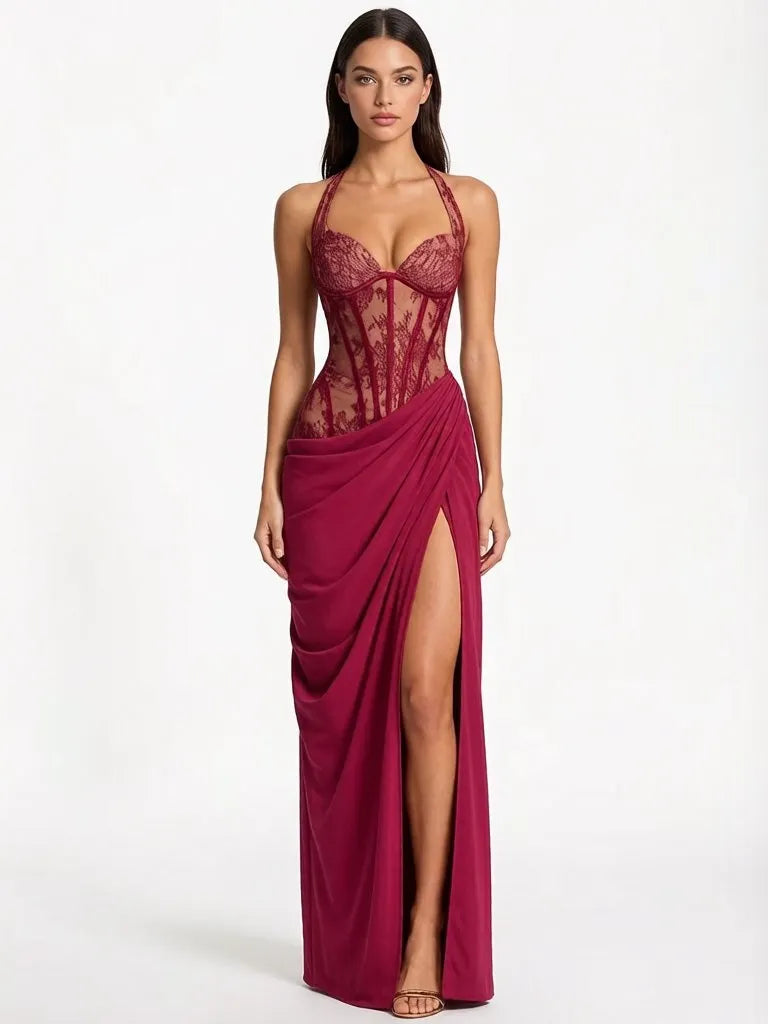 Bonita Maxi Dress - Mulberry