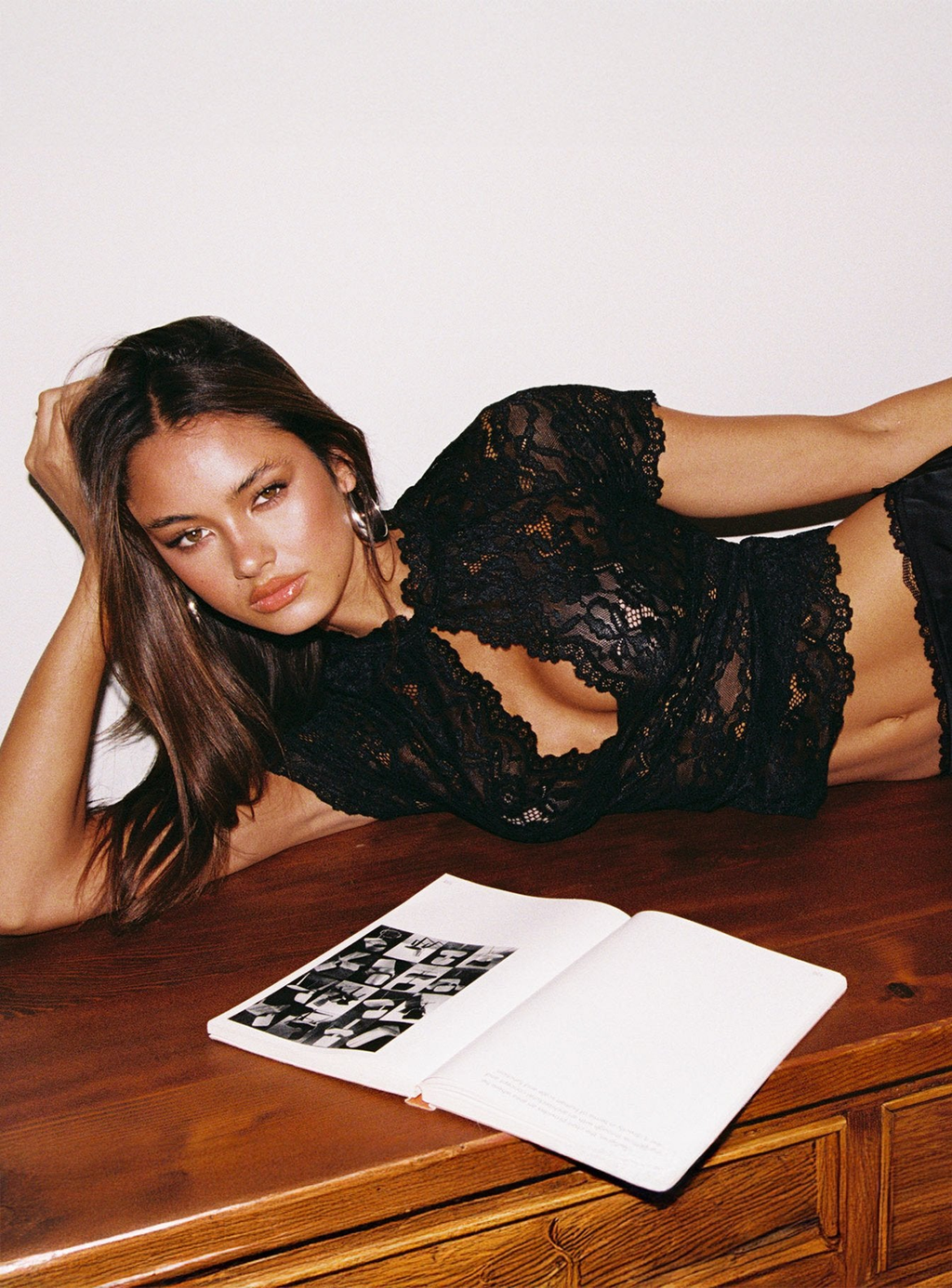 Lace Short Sleeve Top