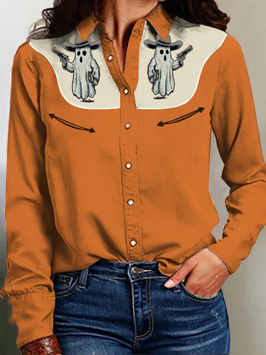 Women's Western Print Shirt